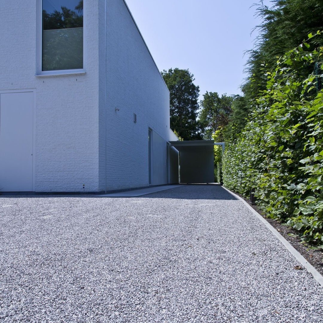 Gravillonnage bicouche parking